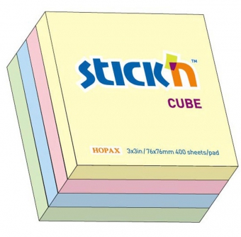Cub notes autoadeziv 76 x 76 mm, 400 file, Stick