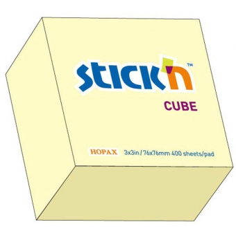 Cub notes autoadeziv 76 x 76 mm, 400 file, Stick