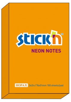 Notes autoadeziv 76 x  51 mm, 100 file, Stick