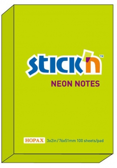 Notes autoadeziv 76 x  51 mm, 100 file, Stick