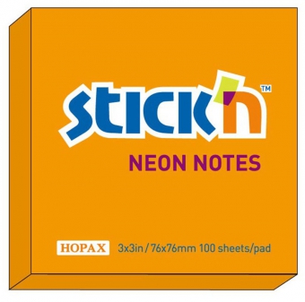 Notes autoadeziv 76 x  76 mm, 100 file, Stick