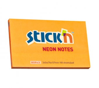 Notes autoadeziv 76 x 127 mm, 100 file, Stick
