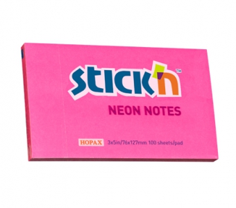 Notes autoadeziv 76 x 127 mm, 100 file, Stick
