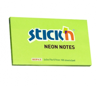 Notes autoadeziv 76 x 127 mm, 100 file, Stick