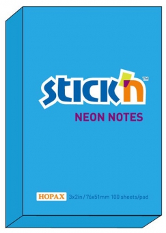 Notes autoadeziv 76 x  51 mm, 100 file, Stick