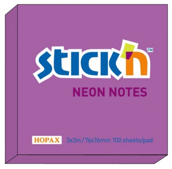 Notes autoadeziv 76 x  76 mm, 100 file, Stick