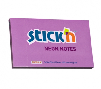 Notes autoadeziv 76 x 127 mm, 100 file, Stick