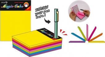 Magic cube color 101 x 76 mm, 280 file, Stick