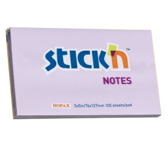 Notes autoadeziv 76 x 127 mm, 100 file, Stick