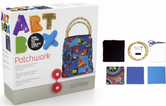 Cutie cu articole creative ALPINO ArtBox Patchwork