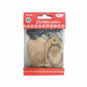 ACCESORII CRAFT - AD156 ETICHETE NATUR DACO