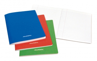 Caiet A5, 36 file - 80g/mp, liniat stanga, coperta carton laminat, AURORA - dictando