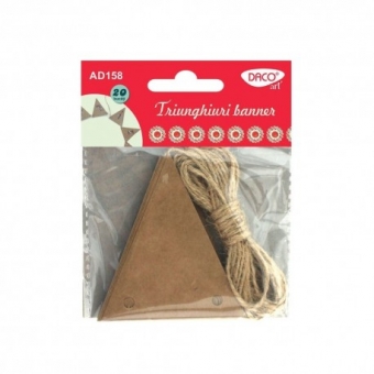 Accesorii craft - AD158 triunghiuri baner DACO