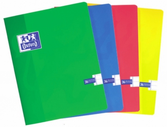 Caiet A5, OXFORD School, 36 file - 90g/mp, liniat stanga - dictando