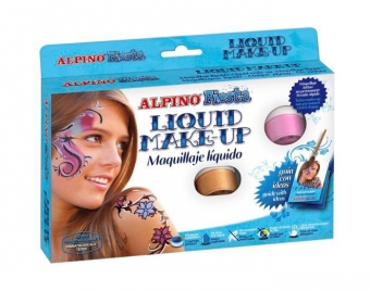 Make-up lichid, 8 culori x 10 gr, ALPINO Fiesta
