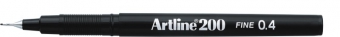 Liner ARTLINE 200, varf fetru 0.4mm - negru