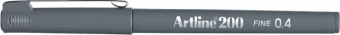 Liner ARTLINE 200, varf fetru 0.4mm - gri