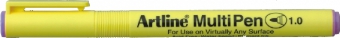 Marker universal ARTLINE Multi Pen, varf rotund 1.0mm - violet pastel