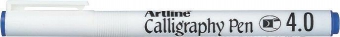 Marker ARTLINE Calligraphy, varf tesit din fetru 4.0mm - albastru