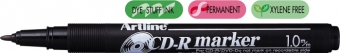 CD/DVD-marker ARTLINE 883, corp plastic, varf rotund 0.5mm - negru