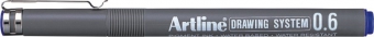 Marker pentru desen tehnic ARTLINE, varf fetru 0.6mm - albastru