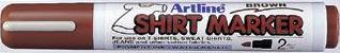 T-Shirt marker ARTLINE, corp plastic, varf rotund 2.0mm - maro
