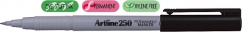 Permanent marker ARTLINE 250, corp plastic, varf rotund 0.4mm - negru