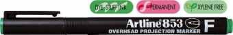 OHP Permanent marker ARTLINE 853, varf fin - 0.5mm - verde