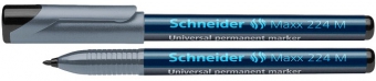 Universal permanent marker SCHNEIDER Maxx 224 M, varf 1mm - negru