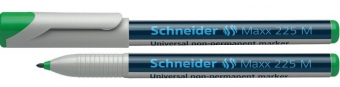 Universal non-permanent marker SCHNEIDER Maxx 225 M, varf 1mm - verde
