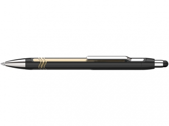 Pix SCHNEIDER Epsilon Touch XB, varf 1.4mm - corp negru/auriu - scriere albastra