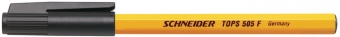 Pix SCHNEIDER Tops 505F, unica folosinta, varf fin, corp orange - scriere neagra