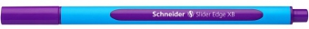 Pix SCHNEIDER Slider Edge XB, rubber grip, varf 1.4mm - scriere violet