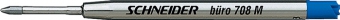 Rezerva metalica SCHNEIDER  buro 708M (tip Parker) - albastru
