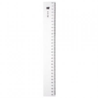 Rigla din plastic transparent, 20cm, ALCO