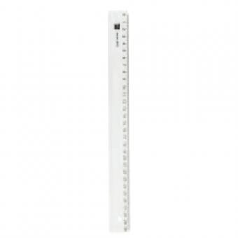 Rigla din plastic transparent, 30cm, ALCO