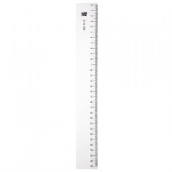 Rigla flexibila din plastic, 30cm, ALCO - transparent