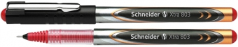 Roller cu cerneala SCHNEIDER Xtra 803, needle point 0.3mm - scriere rosie