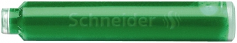 Patroane cerneala SCHNEIDER,   6buc/set - verde