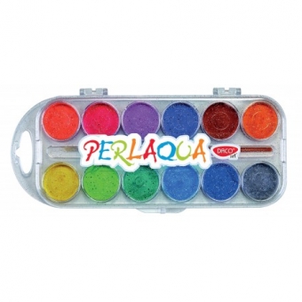 ACUARELE 12 CULORI 30MM PERLATE DACO AR122