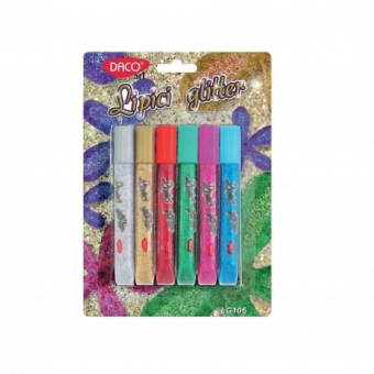 Lipici glitter 5/set Tornada DACO