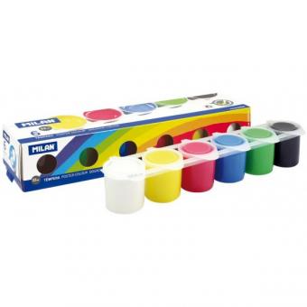TEMPERA 6 CULORI 25ML/CULOARE