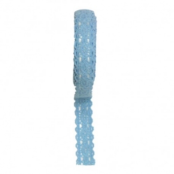 ACCESORII CRAFT - AD051 ALBASTRU DANTELA AUTOADEZIVA