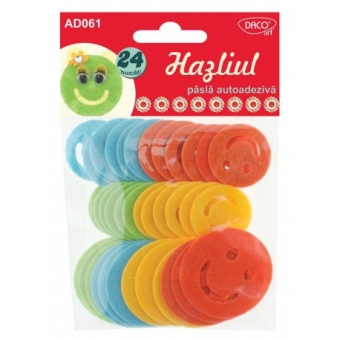 Accesorii craft - AD061 Hazliu din pasla autoadeziva DACO