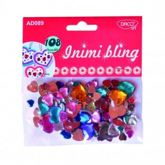 Accesorii craft - AD089 inimi bling DACO