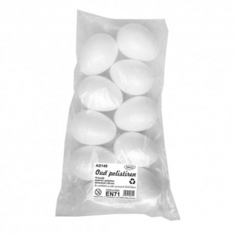 Accesorii craft - AD149 oua polistiren 6cm set10 DACO