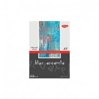 BLOC A3 ACUARELA 190GR  24 FILE DACO BD319