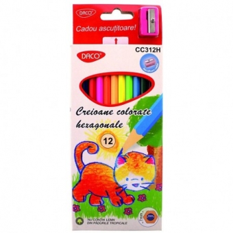 CREION COLOR 12 CULORI DACO HEXAGONAL CC312H