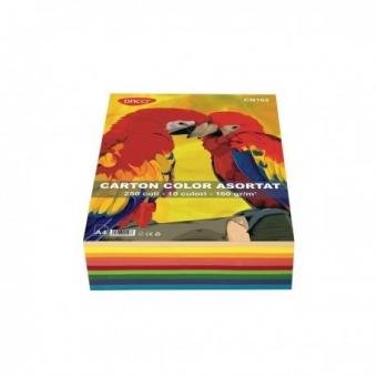 CARTON COLOR CN162 A4 250COLI 10CUL DACO 160G/MP