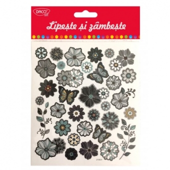 Abtibild - AB023 Lipeste si zambeste-flori DACO